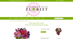 Desktop Screenshot of alhambramainflorist.com